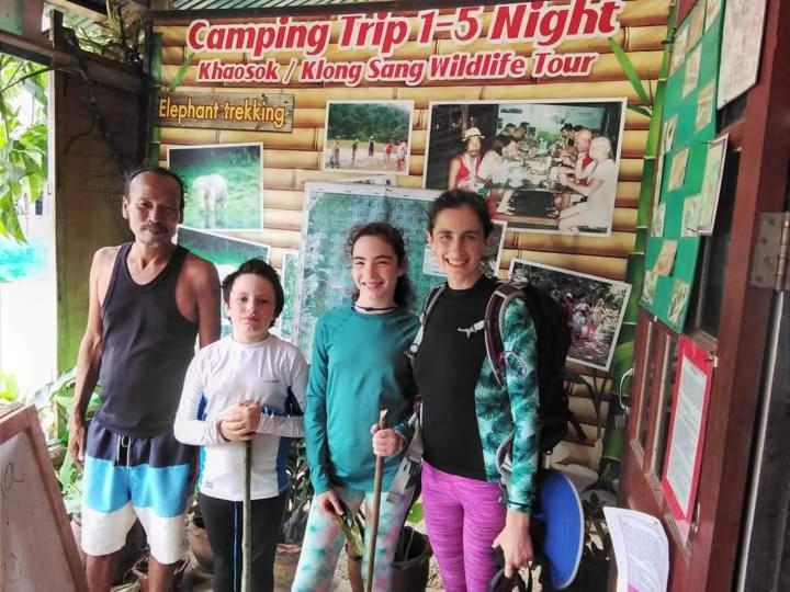 Апартаменты Khai Jungle Experience Camp & Tour Khao Sok National Park Экстерьер фото