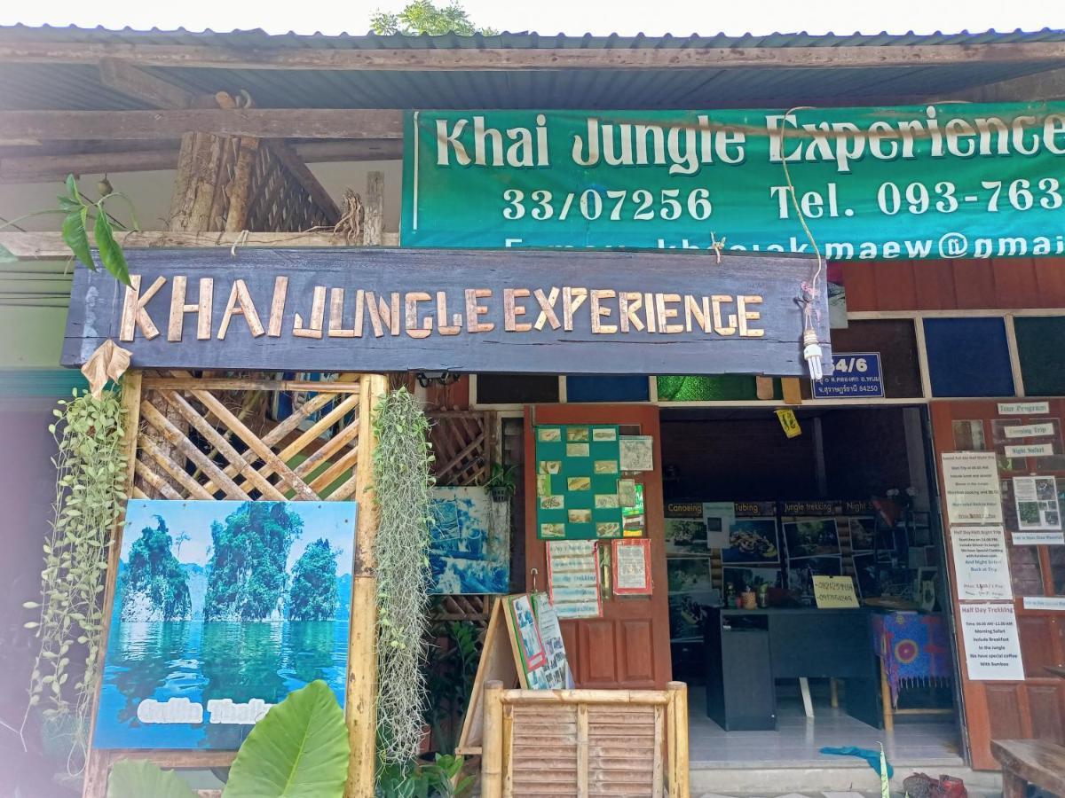 Апартаменты Khai Jungle Experience Camp & Tour Khao Sok National Park Экстерьер фото